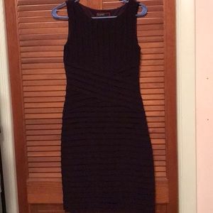 Dark Purple Sheath Dress